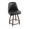 Holland Bar Stool Co Grizzly 25" Swivel Counter Stool, Bronze Finish, Black Vinyl Seat 84025BZBlkVinyl - alternate 1